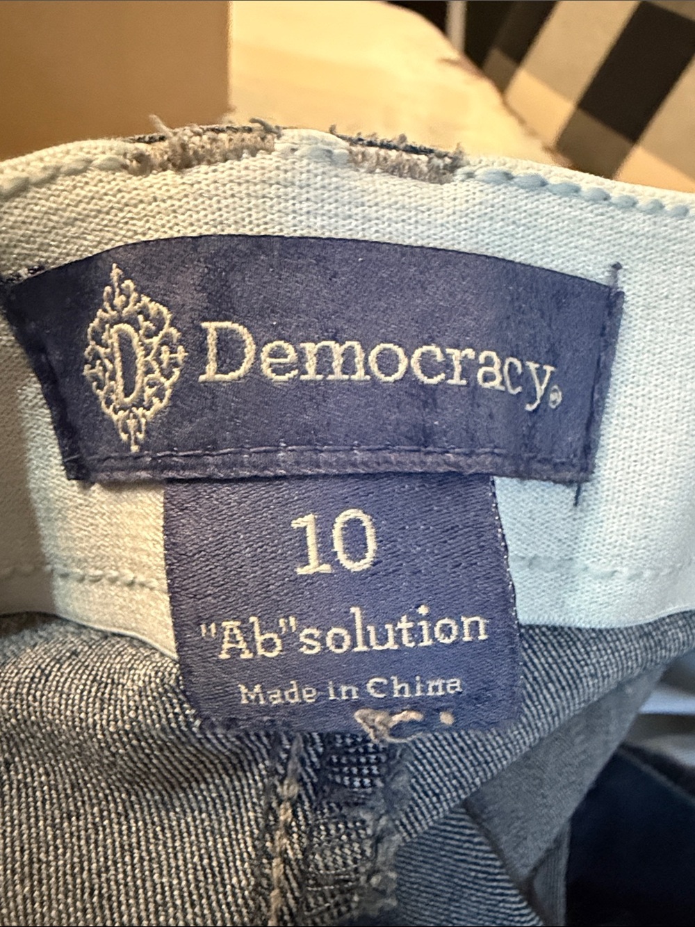 Democracy High-Rise Jeans in Light Blue